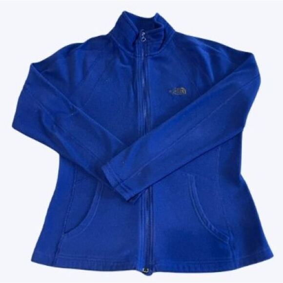 The North Face Blue Fleece Jacket Full Zip Women's Size Small - Picture 1 of 5